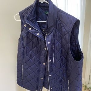 Ralph Lauren quilted vest, plus size